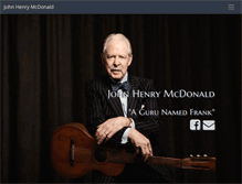 Tablet Screenshot of johnhenrymcdonald.com